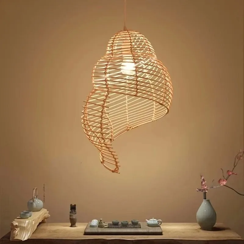Postmodern Art Vine Art Pendant Light Atmosphere Lampfor Living Room Restaurant Exhibition Hall Creative Conch Design Chandelier