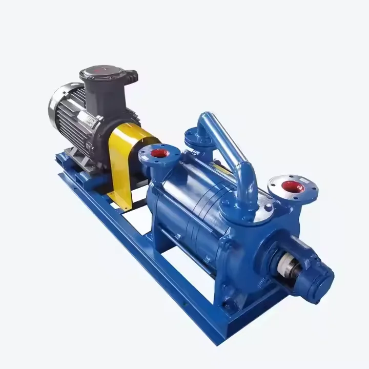 

2SK High Pressure Double Stage Liquid Ring Vacuum Pump 2.2-7.5KW Electric Circulating Water Cast Iron