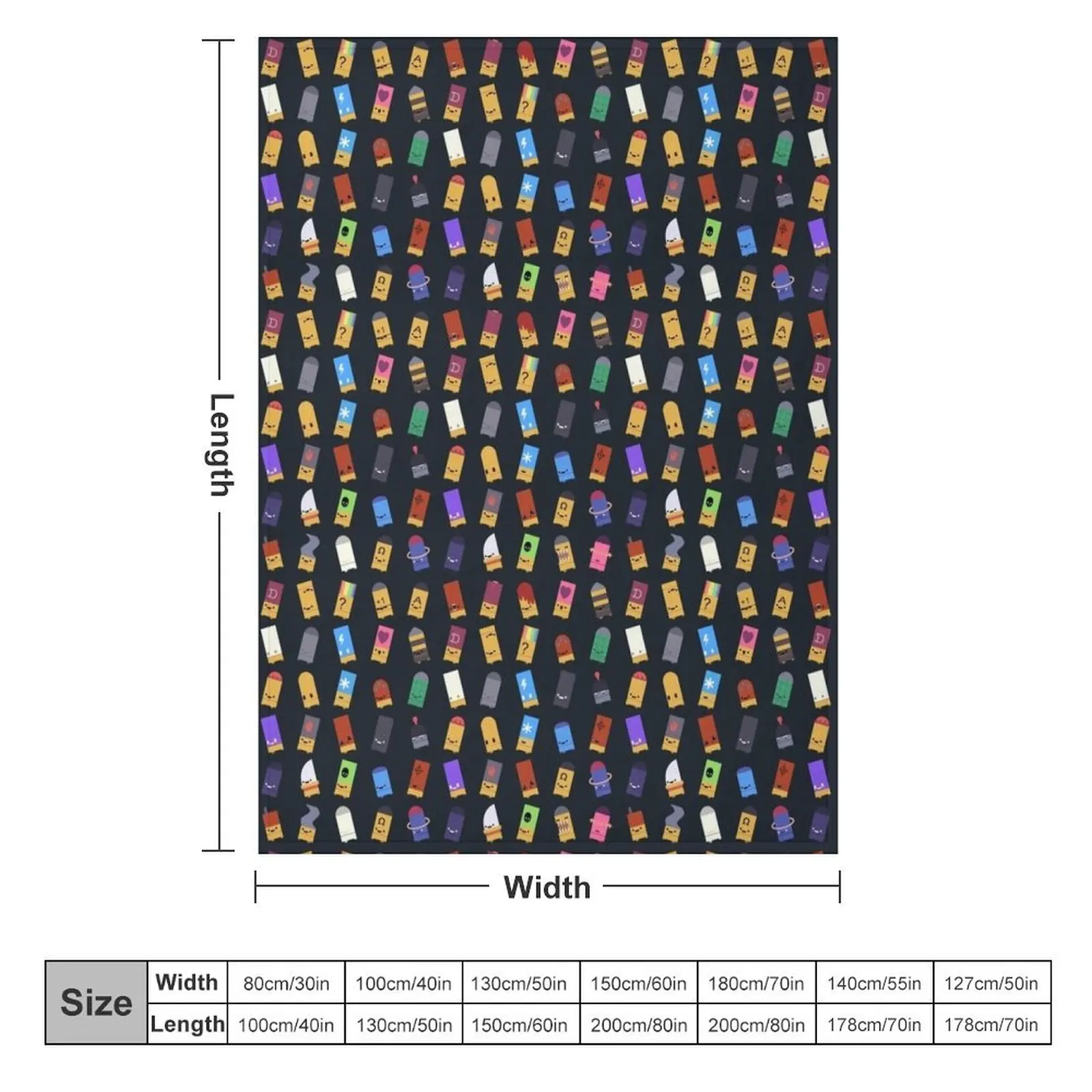 |Black| Kin Kollection - Enter the Gungeon Throw Blanket Stuffeds Camping Blankets