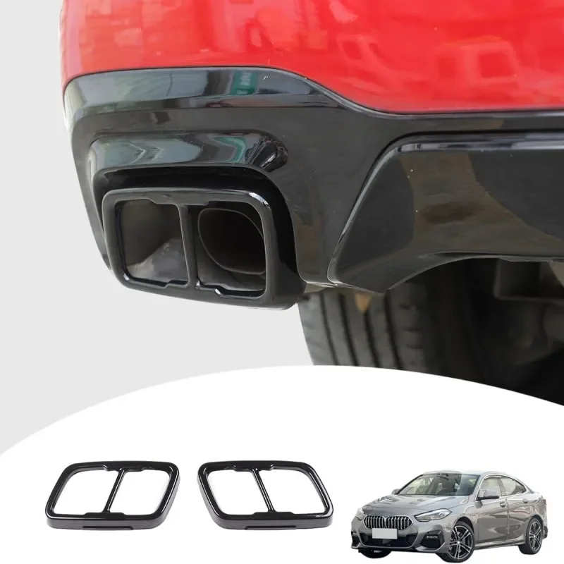 

Накладка на выхлопную трубу из нержавеющей стали для BMW 2 серии F44 2020-2024, декоративная рамка, аксессуары для глушителя