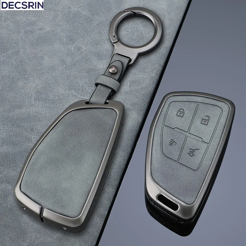 3/4/5/6 Buttons Car Key Case Cover for Chevrolet Tahoe Suburban for GMC Yukon for Buick ENVISION S Plus Avenir 2020/21/22 /23 view 3