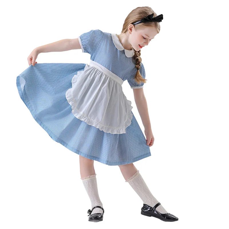 زي Blue Fairy T Alice Princ للأطفال، زي لخادم الهالوين، مادة البوليستر، الصينية التقليدية...