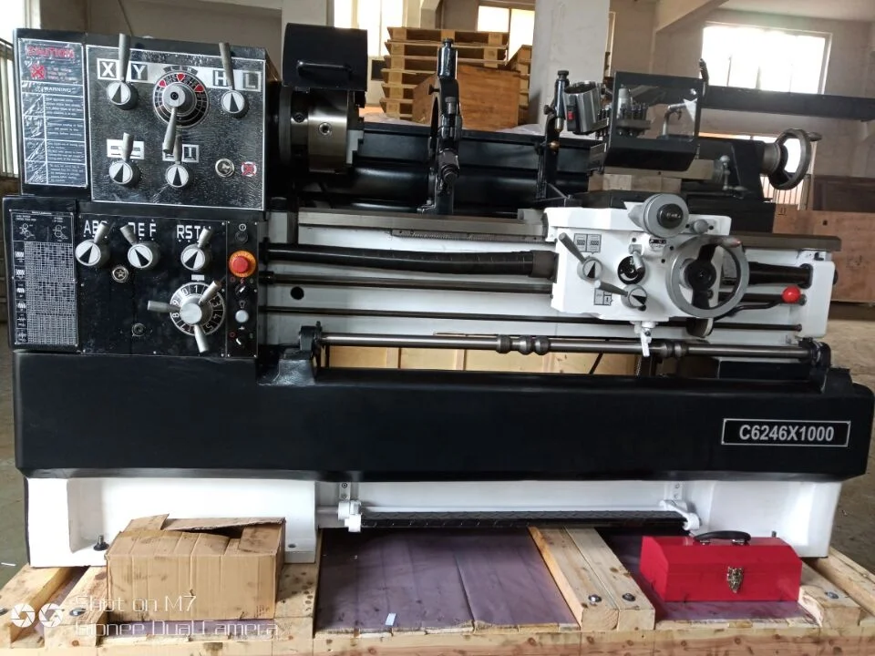 High Precision Parallel Engine Bench Manual Lathe Hine C6246 With CE Standard