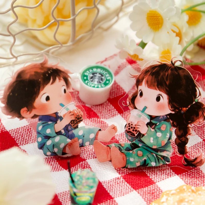 

30 шт., Kawaii Little Buddy, серия, наклейки для домашних животных, креативный коллаж, сделай сам, дневник, скрапбук, чехол для телефона, эстетические канцелярские наклейки