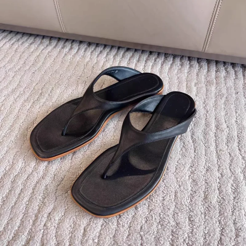 

New Fashion Casual Flip Flop Women Sexy Open Toe Solid Slippers Outdoors Ladies Elevate Retro Shoes Sandals Comfort Slip-on Shoe