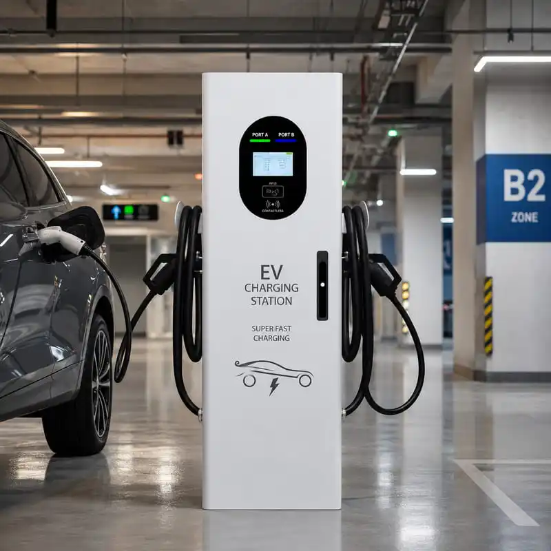 Advanced 30kw DC Fast Portable Charger CCS2 OCPP RFID App Control LCD WiFi Safety Customized