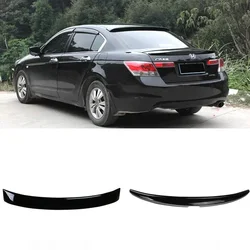 For Honda Accord Car Rear Lip Spoiler Trim Black Carbon Tail Trunk Wing 2008 2009 2010 2011 2012 2013 Luggage Compartment Tail