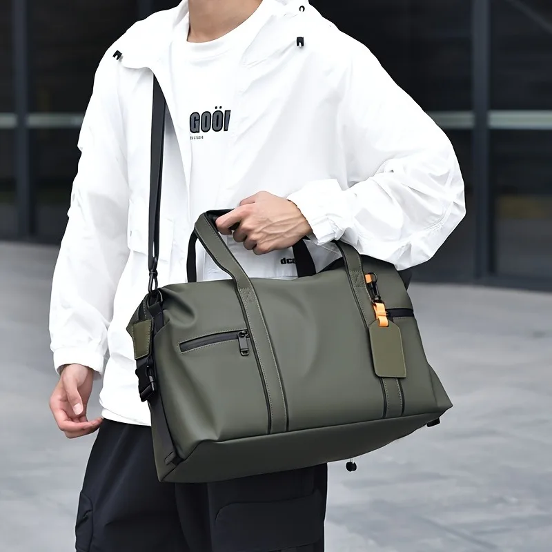 Bolsa de viagem de grande capacidade, mochila portátil noturna unissex esportiva fitness, perfeita para esportes e aventuras ao ar livre