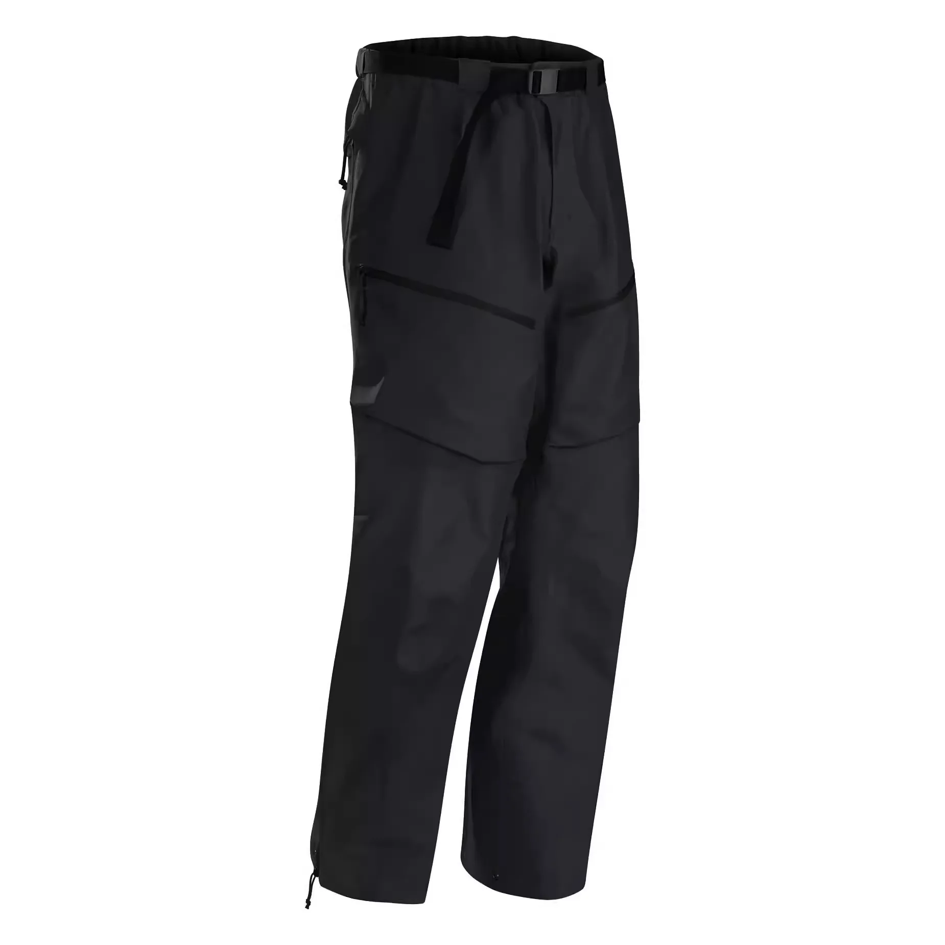 Hiking Pants For Men 2024 New Waterproof Side Zipper Rain Pants Fully Taped Seams Outdoor Apparel Climbing High Quality