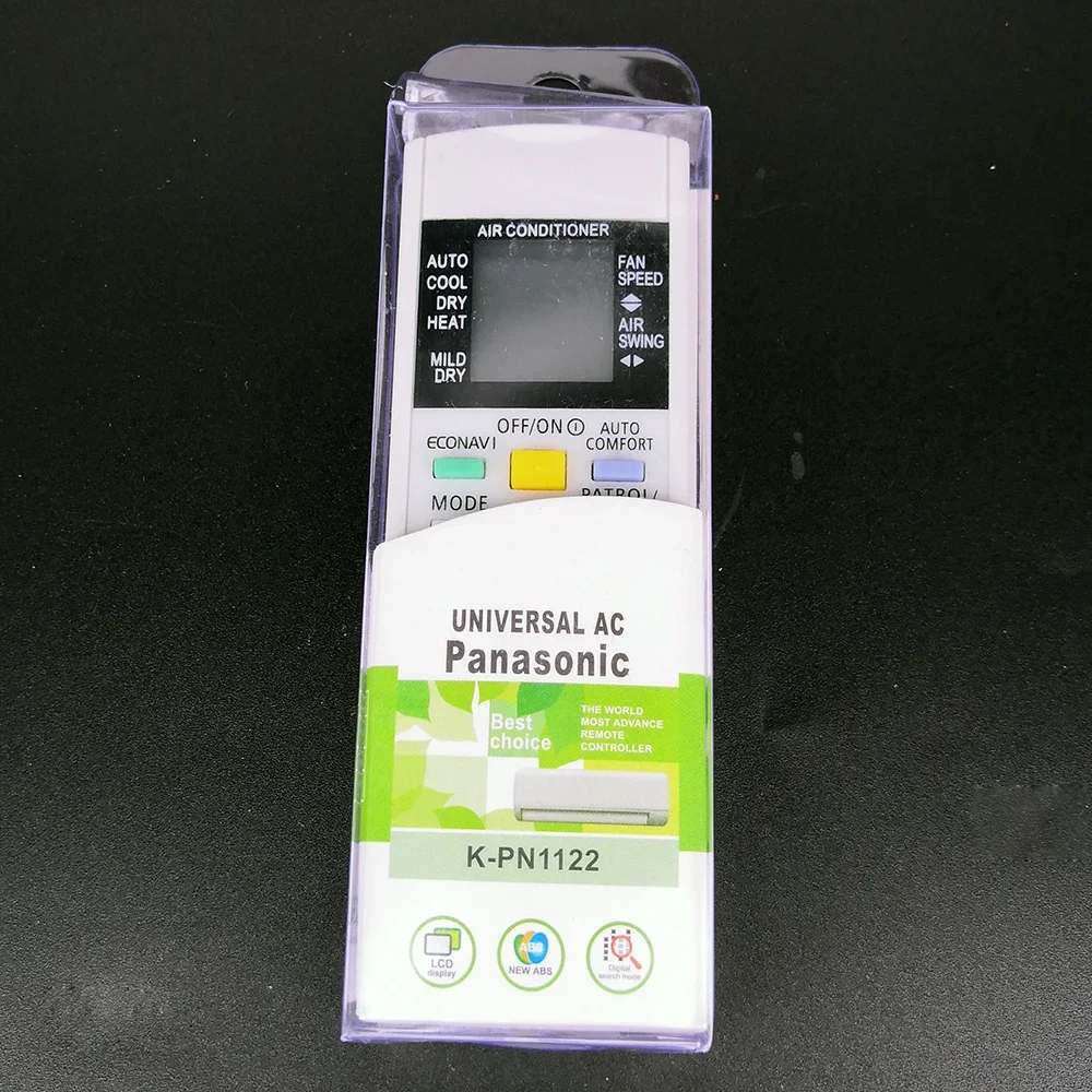 Universal AC Ar Condicionado Controle Remoto, Nova Substituição para Panasonic, K-PN1122