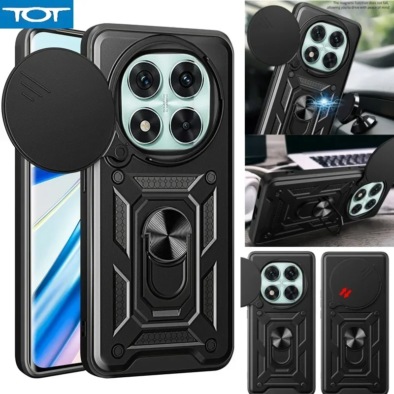 

For Poco X7 5G Case Shockproof Armor Phone Cases For Pocox7 Poko Little X7 X 7 7X 5G Car Magnetic Ring Holder Stand Back Cover