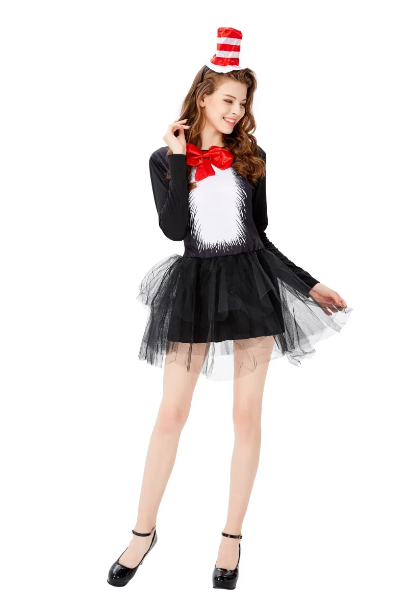 Halloween Carnival Masquerade Circus Clown Magician Christmas Animal Cute Penguin Fantasia Dress Up Party  Cosplay Costume