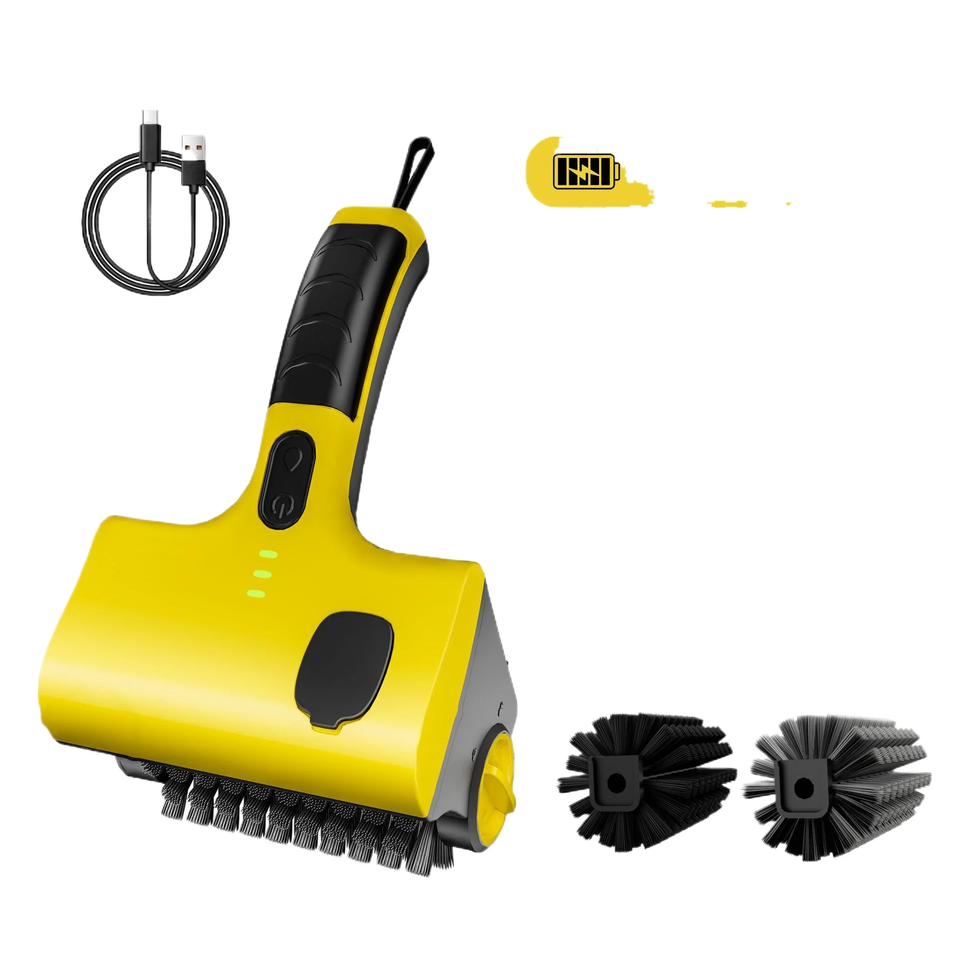 Kitchen tiles multi-functional replaceable brush head wireless electric cleaning brush artifact