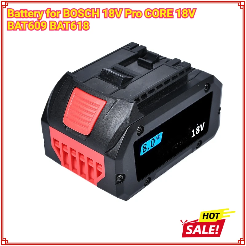 Battery for BOSCH Professional 18V 21700 3.0Ah 4.0Ah  8.0Ah 9.0Ah for ProCORE 18V  Eddie Ion BAT609 BAT618 Avec BMS