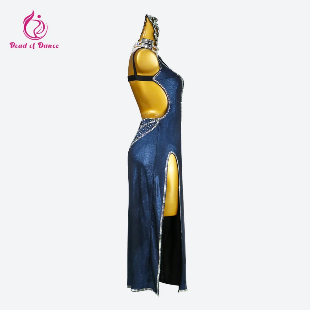 Sukienka do tańca latynoamerykańskiego damski strój konkursowy dziewczęcy strój balowy samba nowy elegancki długi seksowny amerykański strój na imprezę