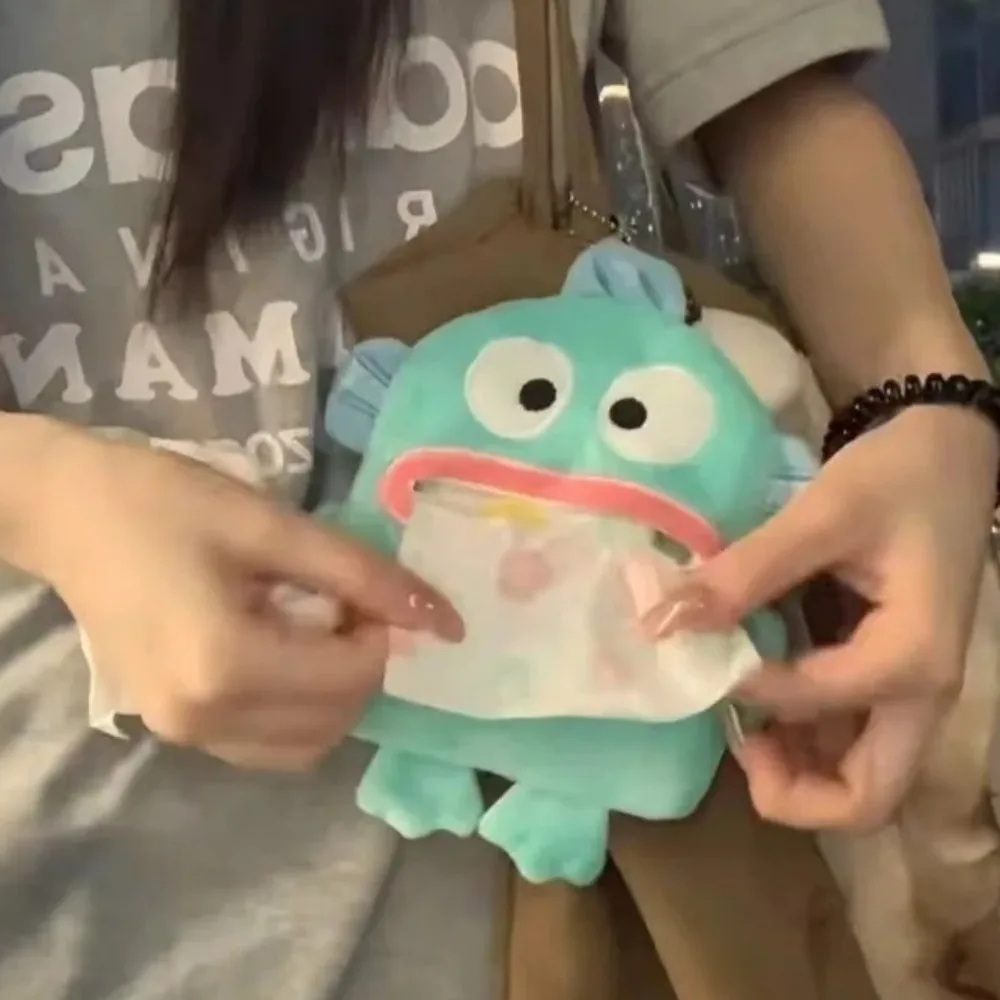 

Hangyodon Paper Box PendantAnime Peripherals Cute Originality Schoolbag Pendant New Fashion Delicate Portable Tissue Box Gifts