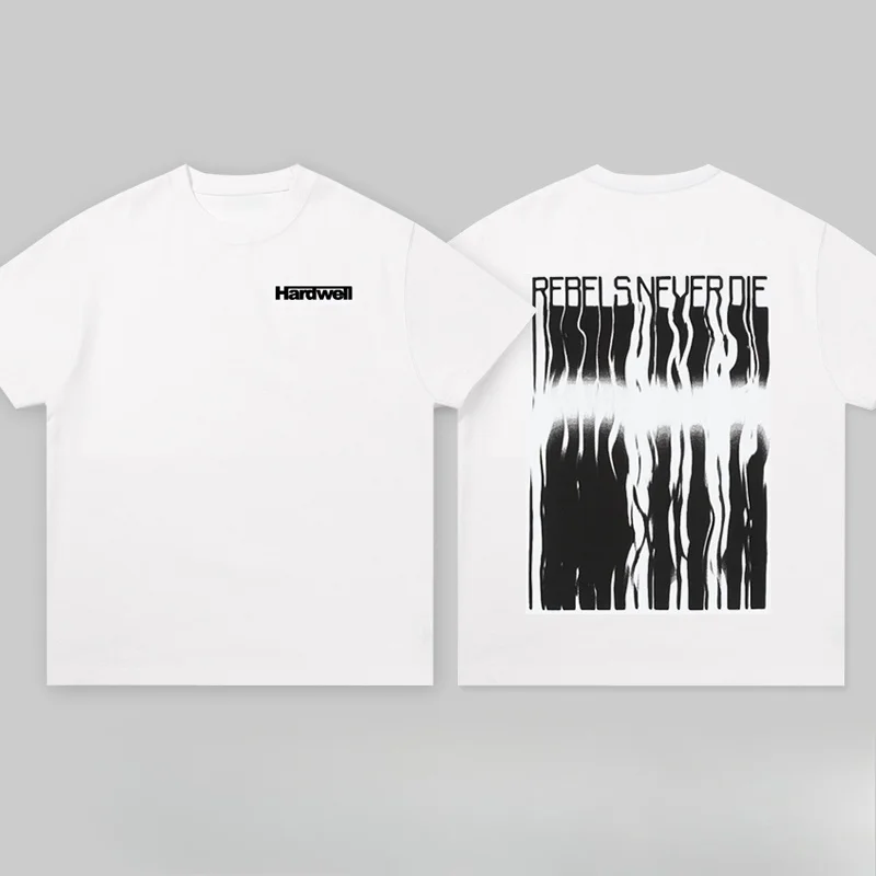 2026 Men's and Women's New Hardwell Short Sleeve T-shirt Men's Top 100 Dj Around Clothes Electric Sound Revealed Brand - view 3