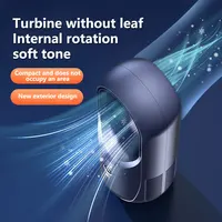 Ventilateur sans pales électrique Midea, ventilateur de refroidissement USB, mini climatiseur 6 vitesses, ventilateur portable de bureau sans pales, humidificateur 5