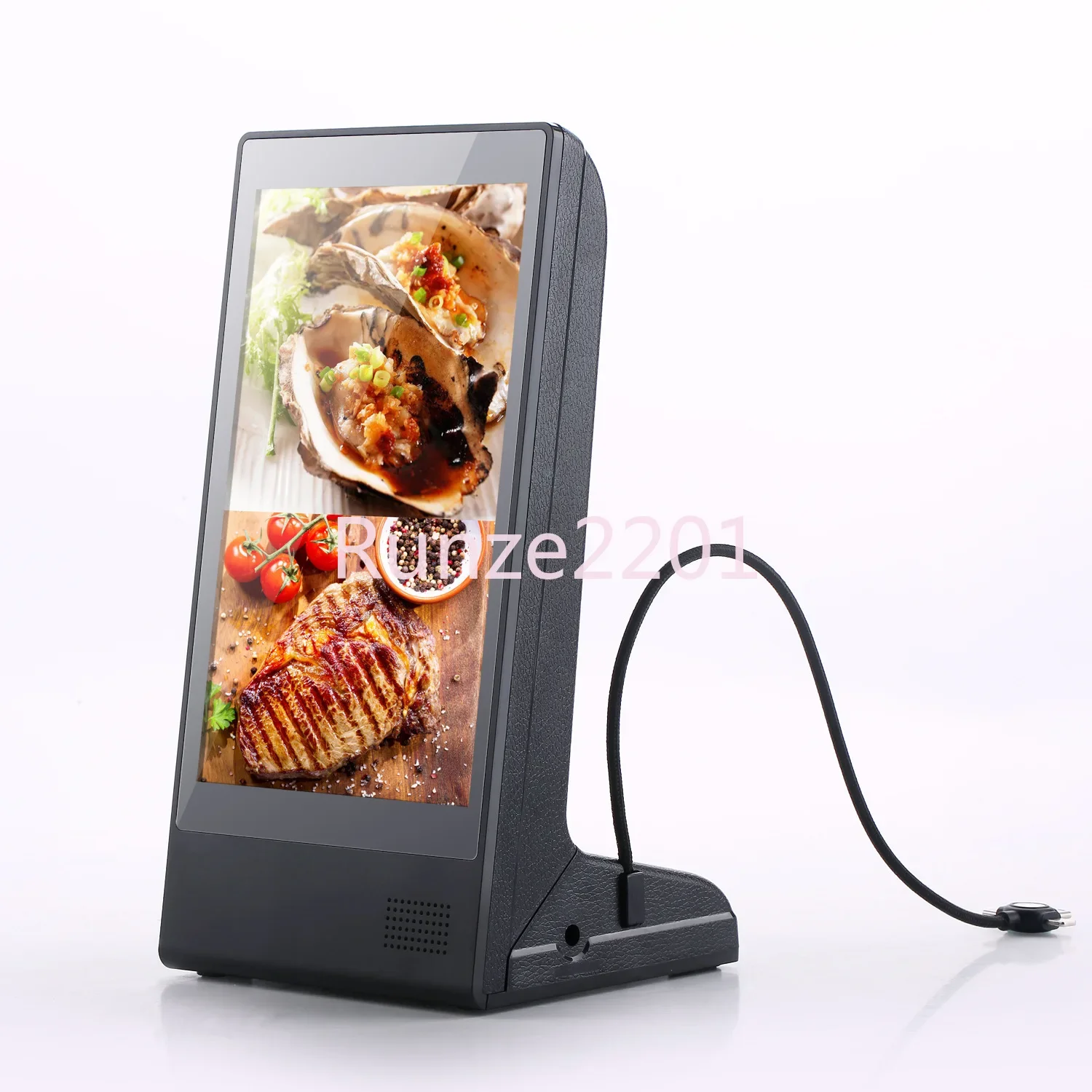 FYD-898 Wireless Video Picture Playback 8-Inch Touch Screen Restaurant Mobile Phone Charging Desktop Advertising Machine