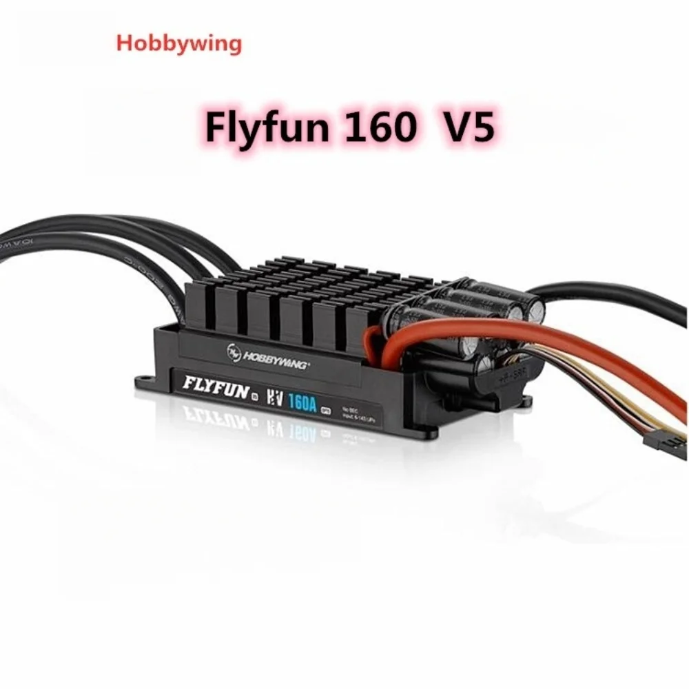 

FATJAY Hobbywing FlyFun-160A-HV-OPTO-V5 160A ESC бесщеточный 6-14S Li-Po электронный регулятор скорости для радиоуправляемых самолетов