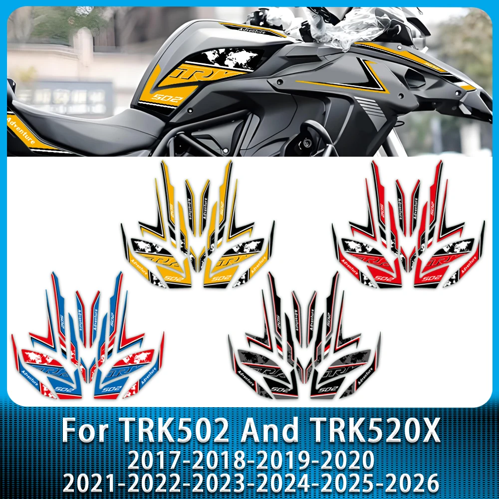 Adesivi per moto, decorazione e protezione per veicoli modificati, set di adesivi estetici per Benelli TRK502 TRK 502X trk 502 2017-2026