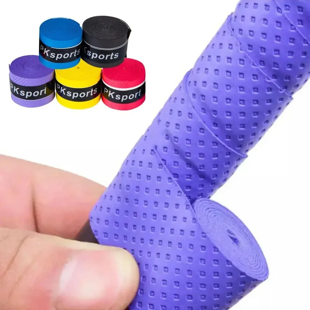 Tennis Racket Grip Tape PU Absorbent Tennis Racket Badminton Grip Tape Anti Slip Tennis Accessories sweatband