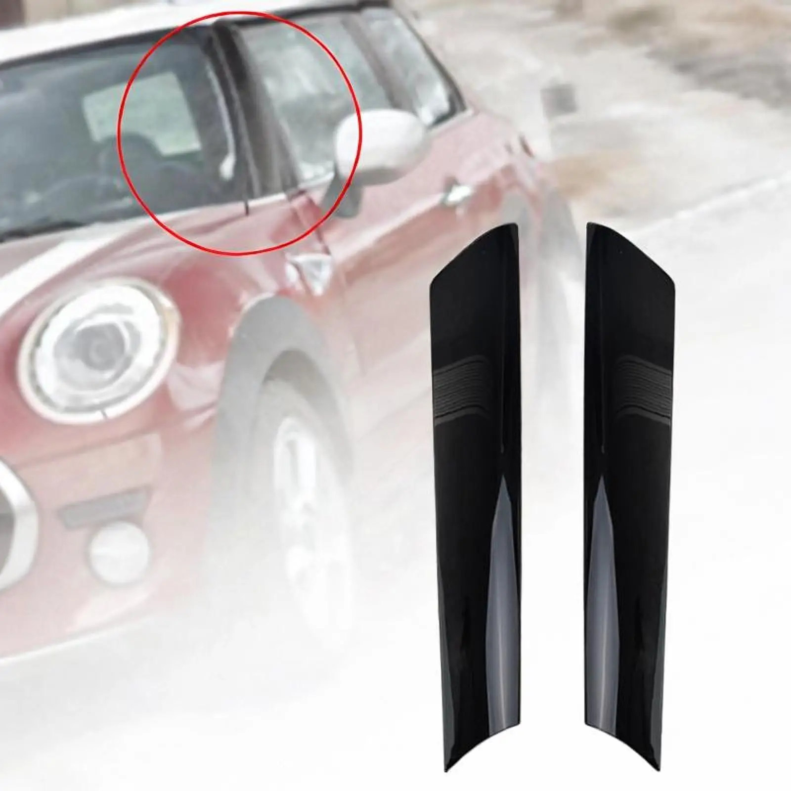 

Windshield A Pillar Trim Moldings Easy to Install for 51137128157 Stylish for R52 for R53