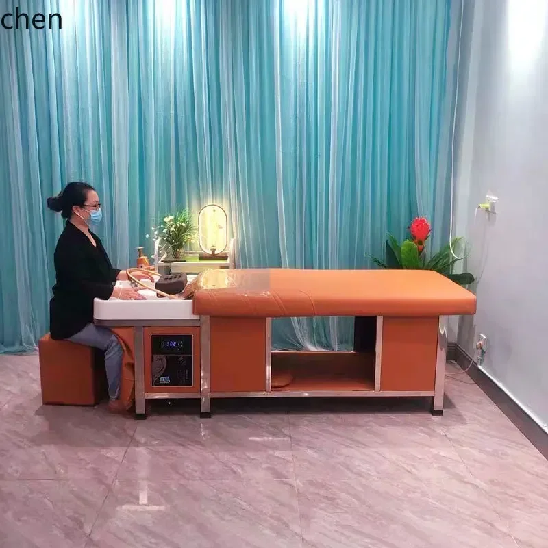 FZ Hair treatment shampoo bed barber shop special constant temperature water bed multi-functional integrated bed