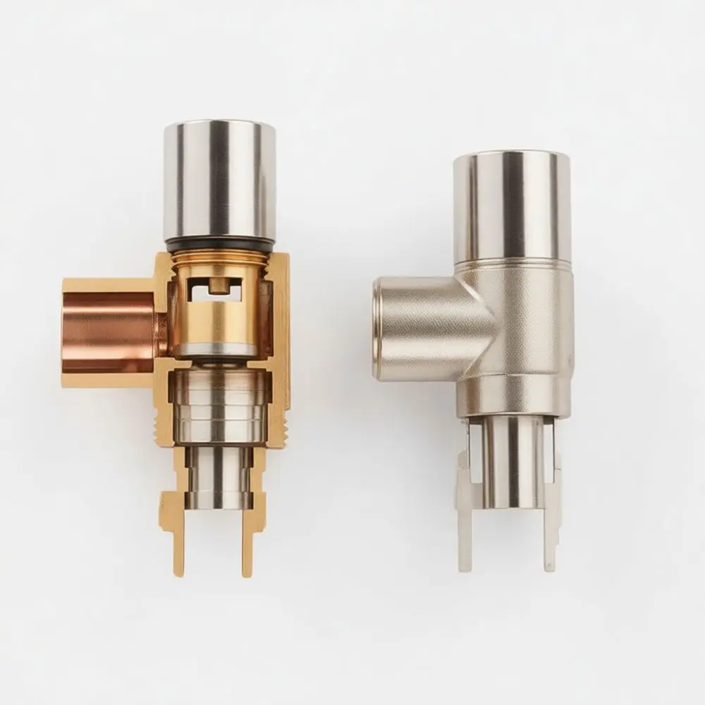 High Performance Washing Machine Faucet Connector Automatic Stop Valve Copper Alloy Anti Slip Tap Fitting Hardware
