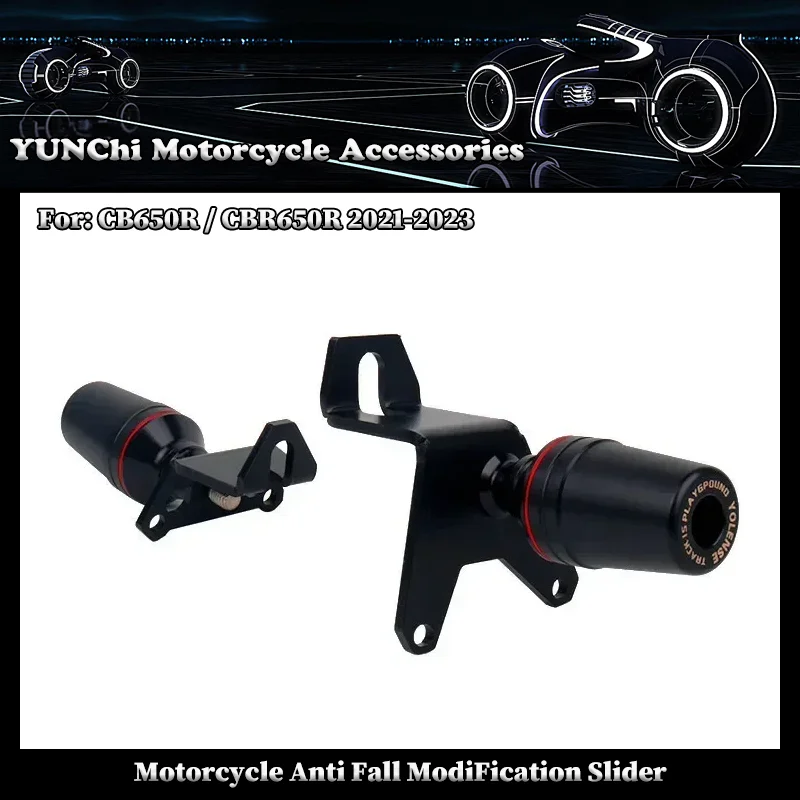

For HONDA CBR650R CB650R 2021-2023 2022 Motorcycle Falling Protection Frame Slider Fairing Guard Crash Pad Protector