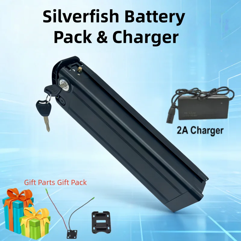 

Литиевая аккумуляторная батарея Long Range 36V 48V Silverfish с зарядным устройством, высокая емкость, замена для деталей скейтбордов и лонгбордов