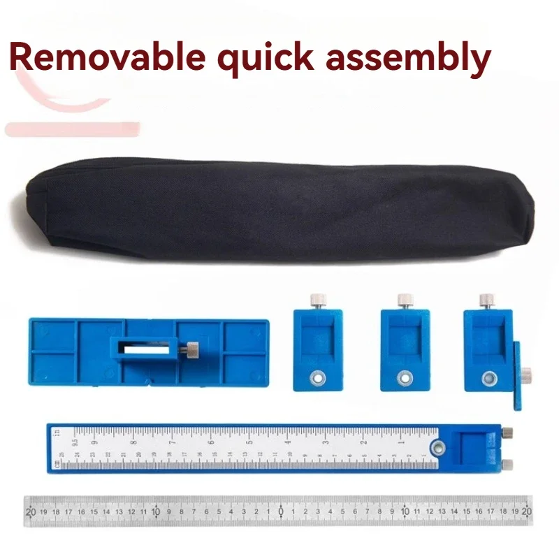 Woodworking handle positioner, auxiliary tool cabinet door puncher, woodworking handle drilling positioner - view 5