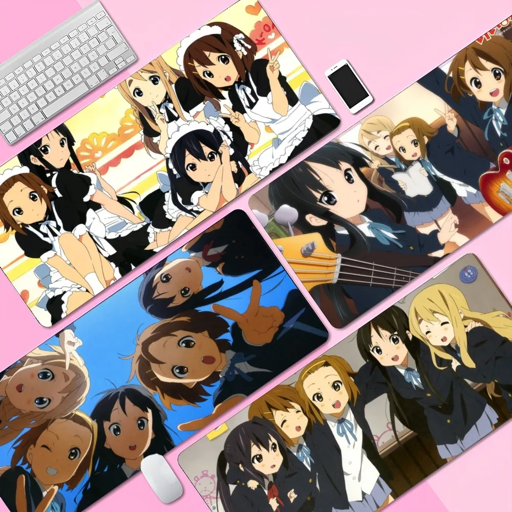 Anime K-ON KON Extra Large Gaming Laptop Computer Desk Mat Mouse Pad Mouse Mat Notbook Mousepad Gamer