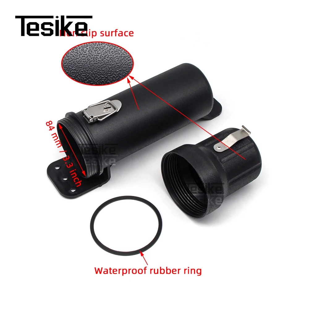 Off-Road Motos Tool Tube Gloves Raincoat Storage Box Waterproof Case With Anti-theft Lock Ring Universal Motorcycle Accessories