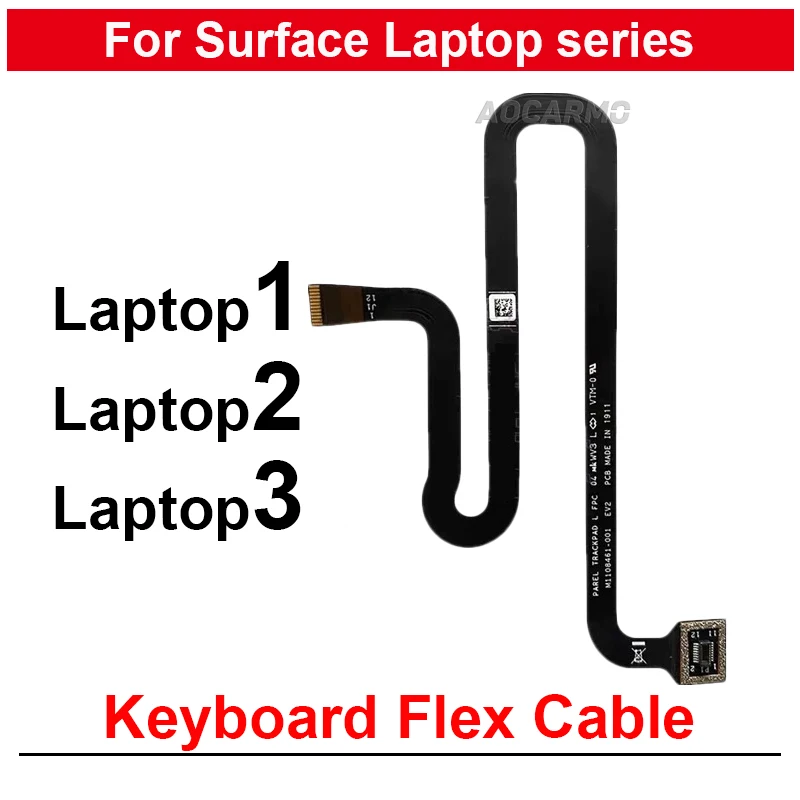 M1108460-002 Keyboard Connection Flex Cable Repair Part For Microsoft Surface Laptop 1 / 2/ 3 Laptop 3