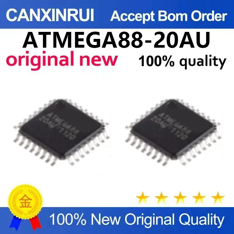 （5pcs-100pcs）Brand new original ATMEGA88 ATMEGA88-20AU microcontroller chip QFP32