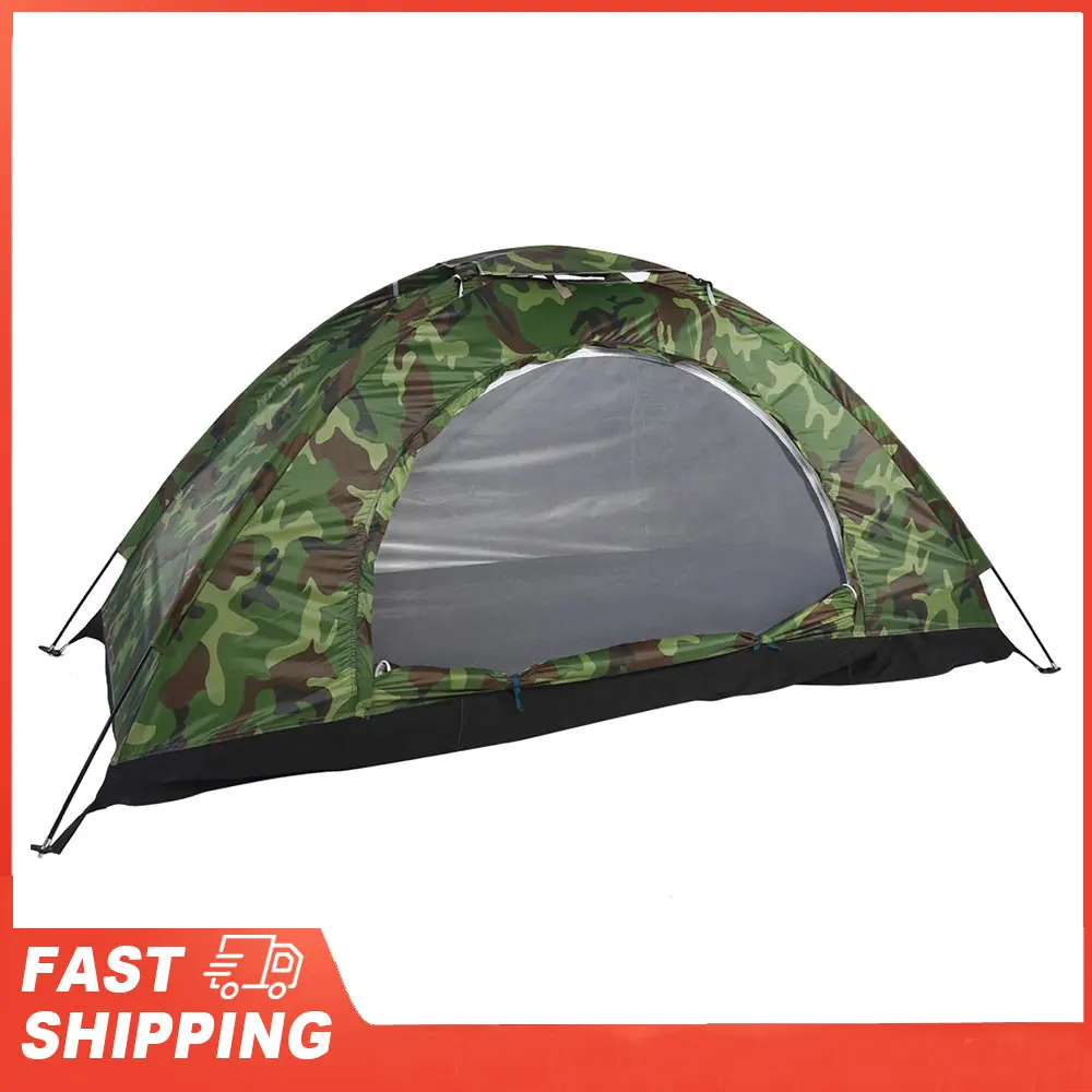 

Outdoor Camouflage UV Protection Waterproof One Person Tent for Camping Hiking