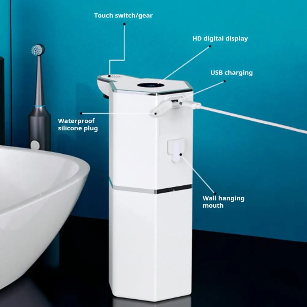 Soap Dispenser with Capacity Touchless Automatic Soap Dispenser with Rechargeable Sensor Ipx5 Waterproof Design Wall for Use