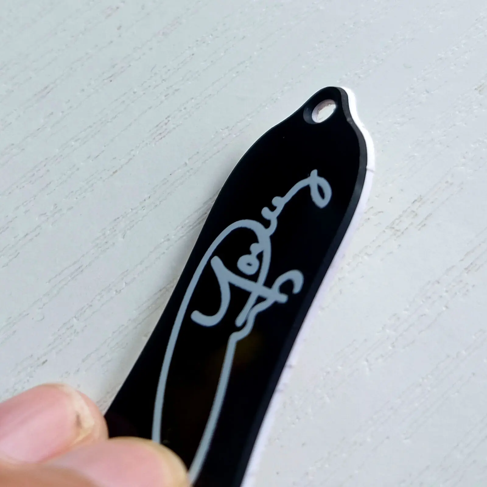 Truss Rod Cover Plate Guitar Standard Parts 2 Ply Black Angus Young Signed for Gib LP ST Style Guitar Accessories