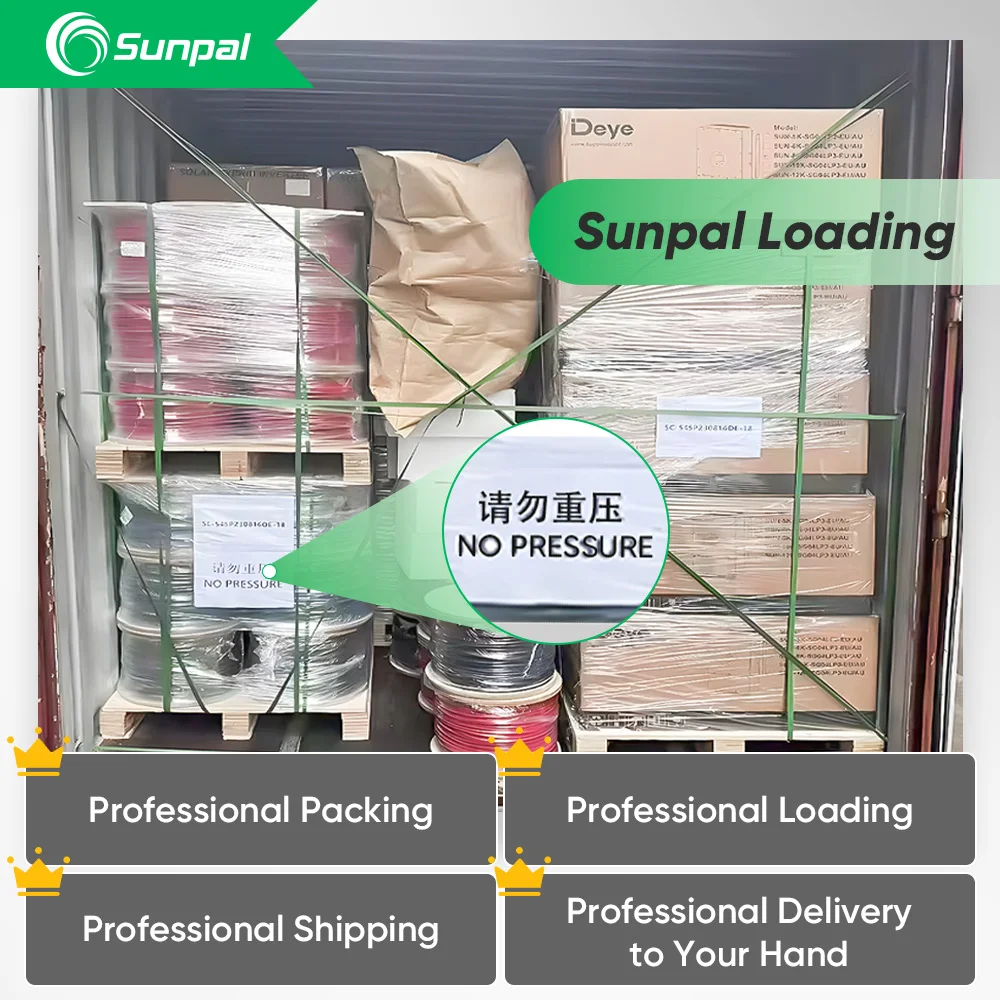 Sunpal Hybrid Solar Energy Storage System 15Kw 20 Kw Off Grid Home Solar Power System Full Kit For Home