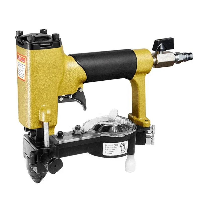 ZN-12S Automatic Nail Feeder Pneumatic Nail Gun Sofa Stapler Furniture Decoration Nailer Copper Nail Cap