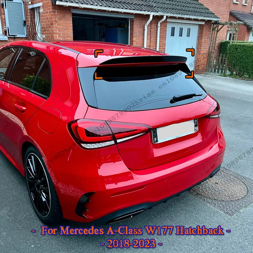 

Задний багажник, спойлер, крышка крыла для Mercedes-Benz A-Class W177 A180 A200 A220 A35 AMG Hatchback 2018-2023, комплекты кузова, тюнинг