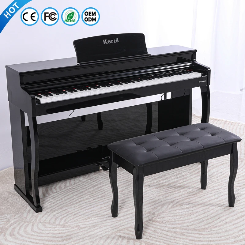 

Electric Piano 88 Key Hammer Action Keyboard Instrument Profesionales Pianos Digit Upright Electronic Piano