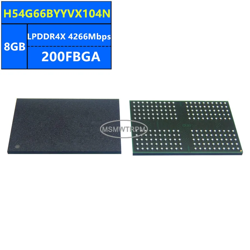 

H54G66BYYQX104R H54G66BYYVX104N H54G66BYYVX104R LPDDR4X 8GB 4266Mbps 200FBGA 64Gb Memory Chip IC Integrated Circuits Brand New O