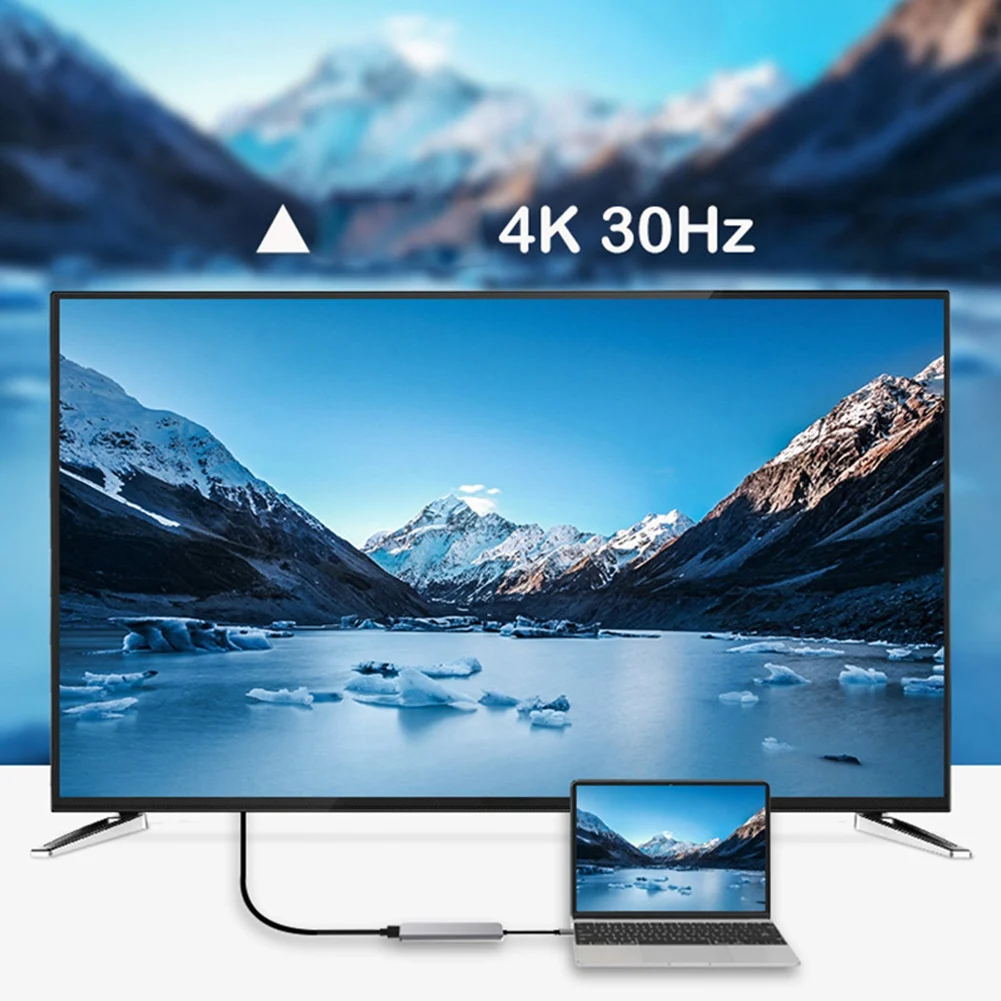 محطة إرساء USB رائعة، محور 7 في 1، مع PD100W، SD/TF، -متوافقة، 4 محولات USB متعددة المنافذ، لأجهزة الكمبيوتر المحمولة والهواتف D