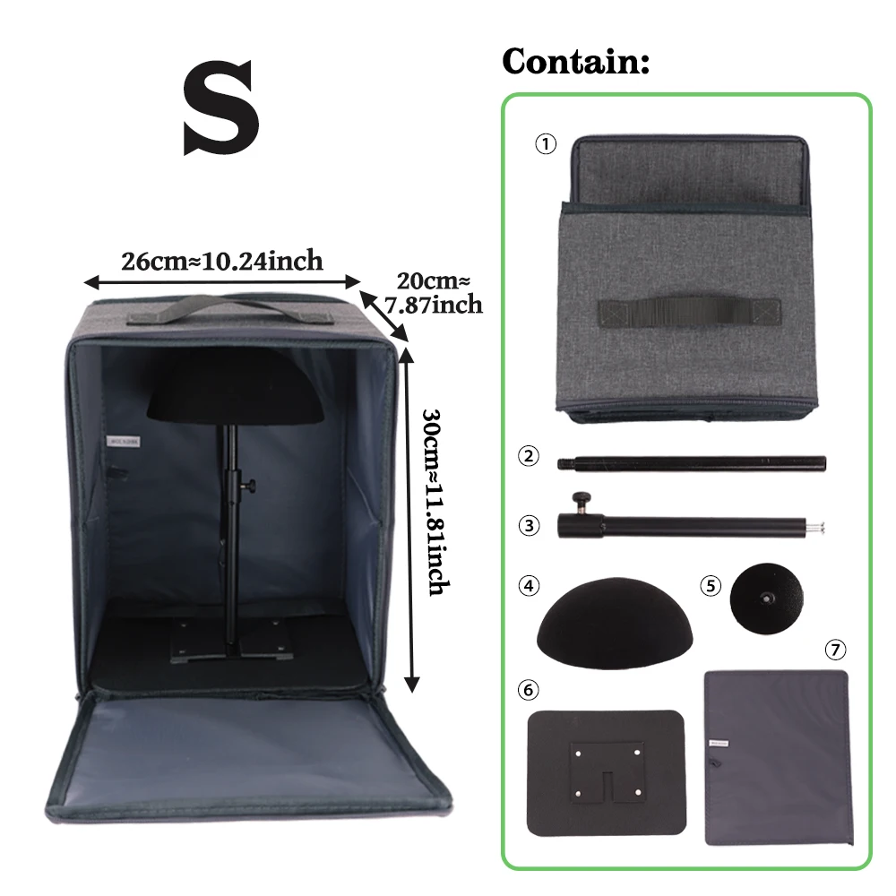 Luxury Wig Packaging Box Foldable Wig Storage Box With Top Handle, Portable Travel Wig Case Dustproof Hair Boxes Packaging Wig image 3