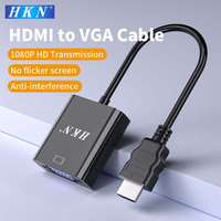 HD 1080P HDTV-Compatible To VGA Cable Converter HDTV Male to VGA Female Converter Adapter for Tablet