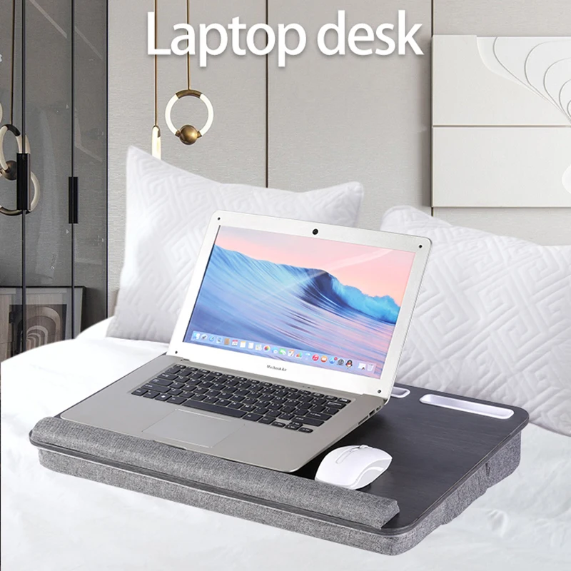 

MUMUCC Lap Desk Student Dormitory Writing Desk Laptop Desk Office Furniture Bed Desk Moisture and Waterproof Soft Base Desk