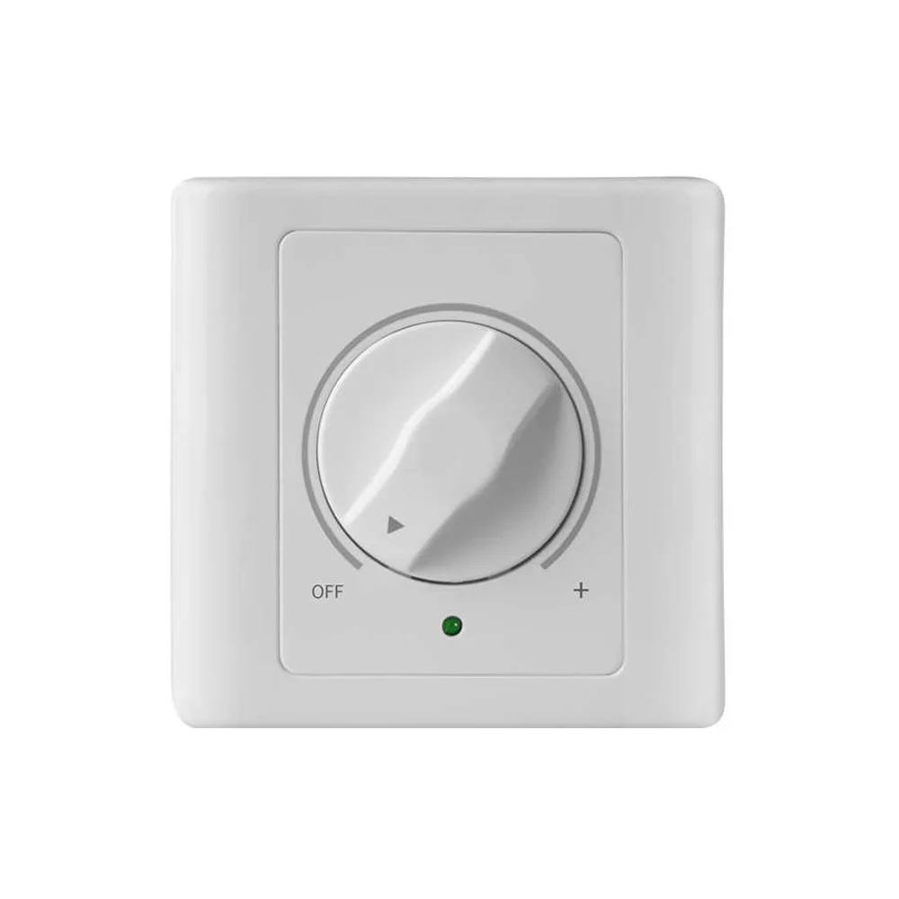 0-10V Knob Adjustable Motor Speed Governor EC Motor Stepless Speed Regulator Switch Fan Motor 86 Panel Install with Led Display
