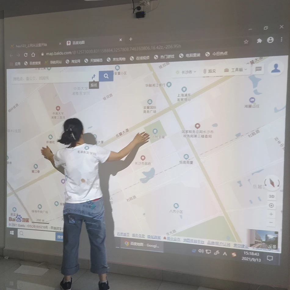 แบบพกพาและปากกาอินฟราเรด30-150นิ้วไวท์บอร์ด Ingscreen บอร์ด Interactive กระดานดำสำหรับการสอน